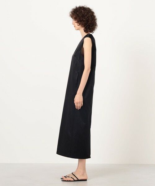 TOMORROWLAND / トゥモローランド ロング・マキシ丈ワンピース | コットンレーヨンモールスキン Vネックワンピース | 詳細2