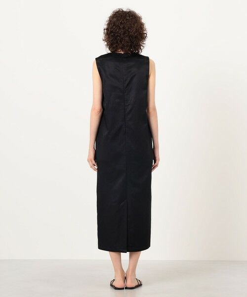 TOMORROWLAND / トゥモローランド ロング・マキシ丈ワンピース | コットンレーヨンモールスキン Vネックワンピース | 詳細3