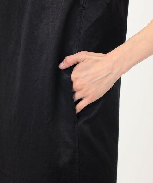 TOMORROWLAND / トゥモローランド ロング・マキシ丈ワンピース | コットンレーヨンモールスキン Vネックワンピース | 詳細7