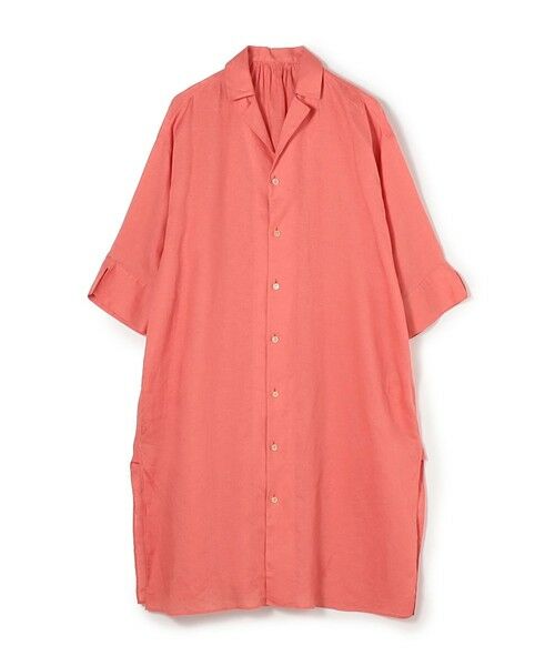 TOMORROWLAND / トゥモローランド チュニック | ハードマンリネン チュニックシャツ（33 ピンク）