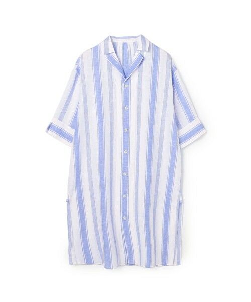 TOMORROWLAND / トゥモローランド チュニック | ハードマンリネン チュニックシャツ（62 ライトブルー系）