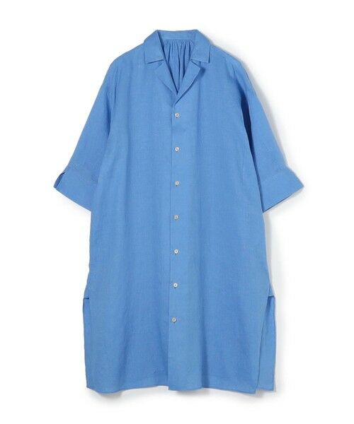 TOMORROWLAND / トゥモローランド チュニック | ハードマンリネン チュニックシャツ（65 ブルー）