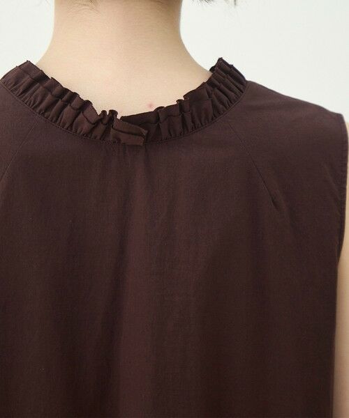 TOMORROWLAND / トゥモローランド ロング・マキシ丈ワンピース | 【WEB先行予約】コットンタイプライター ノースリーブマキシワンピース | 詳細5