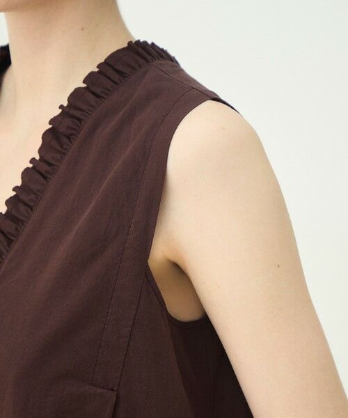 TOMORROWLAND / トゥモローランド ロング・マキシ丈ワンピース | 【WEB先行予約】コットンタイプライター ノースリーブマキシワンピース | 詳細6