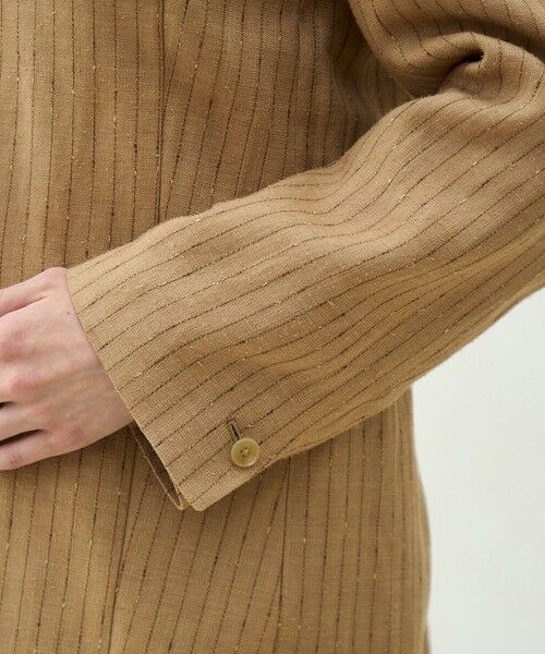 TOMORROWLAND / トゥモローランド ノーカラージャケット | シルクネップリネン ノーカラージャケット | 詳細10