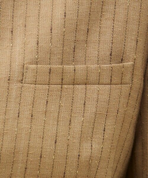 TOMORROWLAND / トゥモローランド ノーカラージャケット | シルクネップリネン ノーカラージャケット | 詳細9