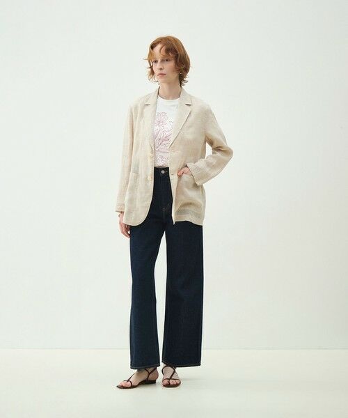 TOMORROWLAND / トゥモローランド テーラードジャケット | プレーンラミー シアージャケット | 詳細13