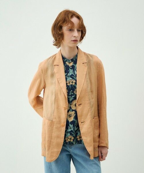 TOMORROWLAND / トゥモローランド テーラードジャケット | プレーンラミー シアージャケット | 詳細2