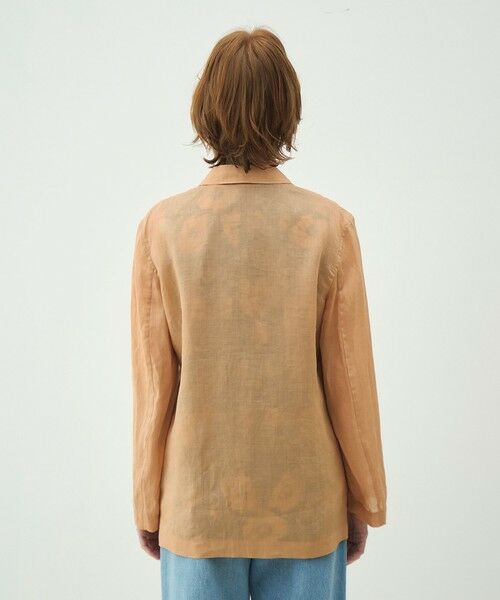 TOMORROWLAND / トゥモローランド テーラードジャケット | プレーンラミー シアージャケット | 詳細5