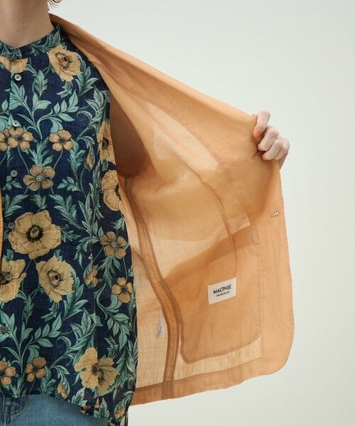 TOMORROWLAND / トゥモローランド テーラードジャケット | プレーンラミー シアージャケット | 詳細6