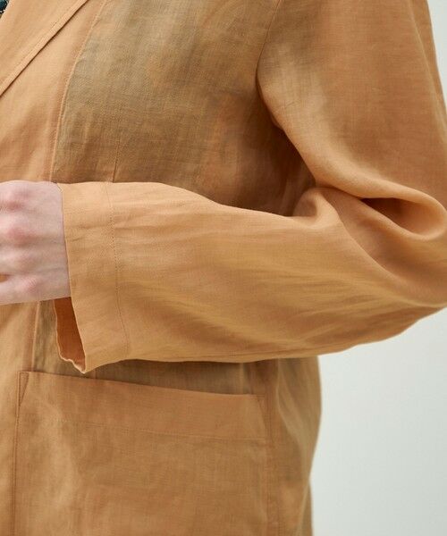 TOMORROWLAND / トゥモローランド テーラードジャケット | プレーンラミー シアージャケット | 詳細9