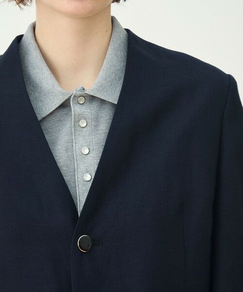 TOMORROWLAND / トゥモローランド ノーカラージャケット | 【WEB先行予約】リネンレーヨンツイル ハーフスリーブジャケット | 詳細7