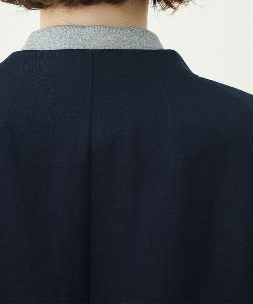 TOMORROWLAND / トゥモローランド ノーカラージャケット | 【WEB先行予約】リネンレーヨンツイル ハーフスリーブジャケット | 詳細8