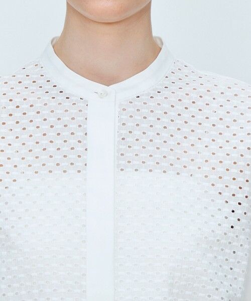 TOMORROWLAND / トゥモローランド シャツ・ブラウス | スクエアエンブロイダリー コンビネーションブラウス | 詳細5