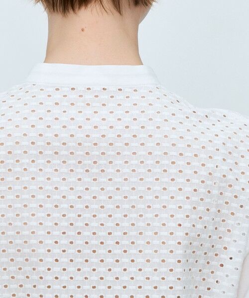 TOMORROWLAND / トゥモローランド シャツ・ブラウス | スクエアエンブロイダリー コンビネーションブラウス | 詳細6