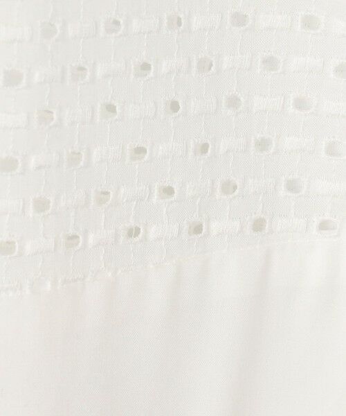 TOMORROWLAND / トゥモローランド シャツ・ブラウス | スクエアエンブロイダリー コンビネーションブラウス | 詳細9