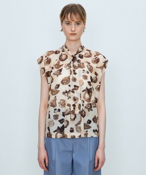 TOMORROWLAND / トゥモローランド シャツ・ブラウス | アンティークフルーツプリント 2wayボウタイブラウス | 詳細2
