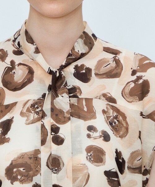 TOMORROWLAND / トゥモローランド シャツ・ブラウス | アンティークフルーツプリント 2wayボウタイブラウス | 詳細5