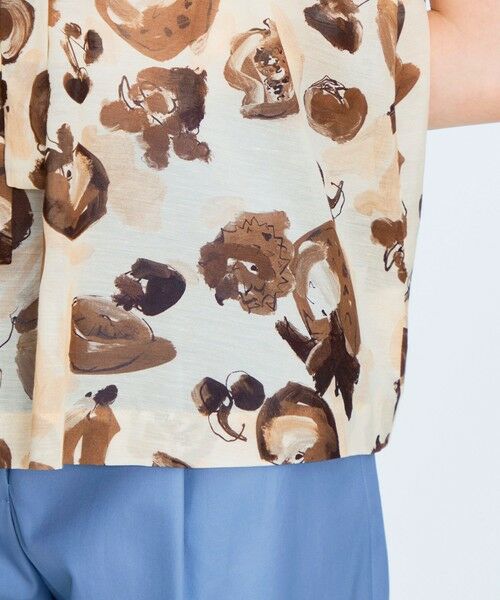 TOMORROWLAND / トゥモローランド シャツ・ブラウス | アンティークフルーツプリント 2wayボウタイブラウス | 詳細8