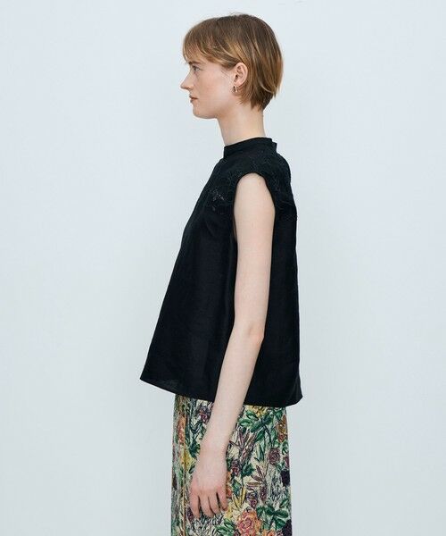 TOMORROWLAND / トゥモローランド シャツ・ブラウス | フィグリーフエンブロイダリー スタンドネックブラウス | 詳細3