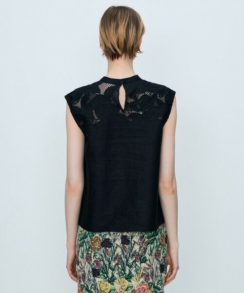 TOMORROWLAND / トゥモローランド シャツ・ブラウス | フィグリーフエンブロイダリー スタンドネックブラウス | 詳細4