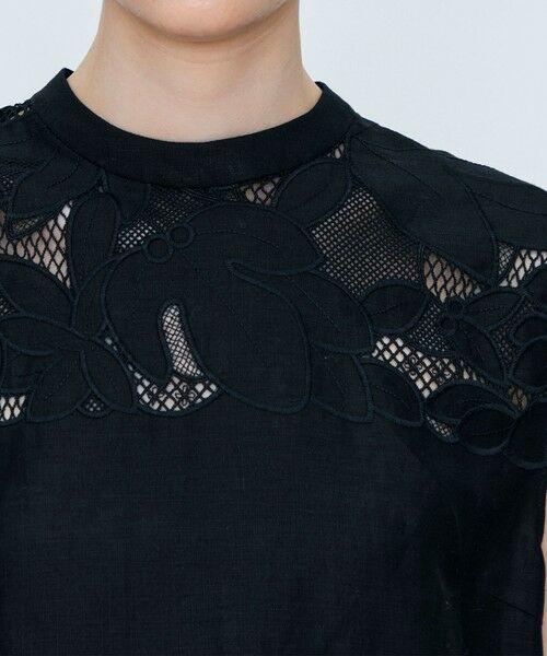 TOMORROWLAND / トゥモローランド シャツ・ブラウス | フィグリーフエンブロイダリー スタンドネックブラウス | 詳細5