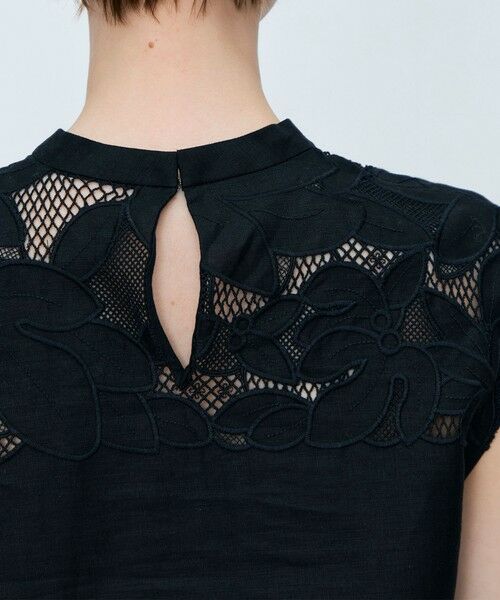 TOMORROWLAND / トゥモローランド シャツ・ブラウス | フィグリーフエンブロイダリー スタンドネックブラウス | 詳細6