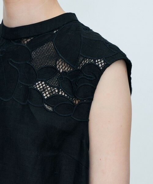 TOMORROWLAND / トゥモローランド シャツ・ブラウス | フィグリーフエンブロイダリー スタンドネックブラウス | 詳細7