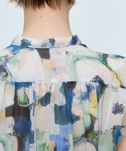 TOMORROWLAND / トゥモローランド シャツ・ブラウス | ミラージュフラワープリント ショルダーギャザーブラウス | 詳細6
