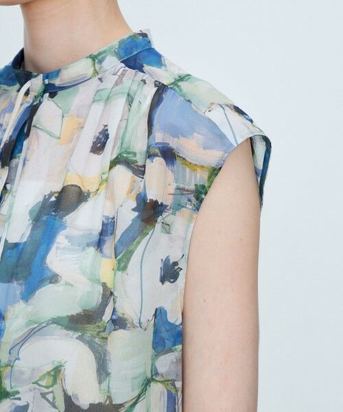 TOMORROWLAND / トゥモローランド シャツ・ブラウス | ミラージュフラワープリント ショルダーギャザーブラウス | 詳細7