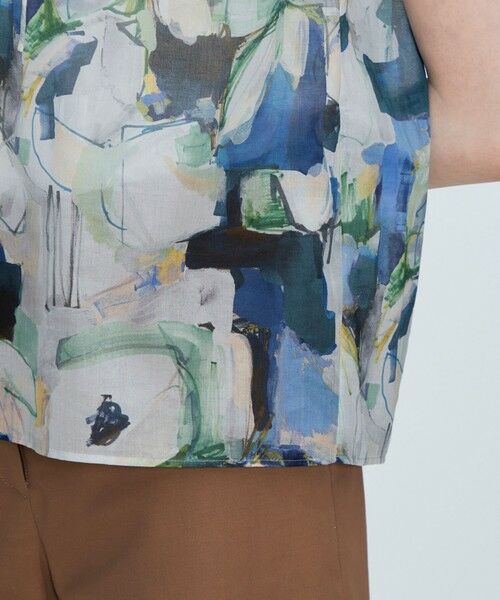 TOMORROWLAND / トゥモローランド シャツ・ブラウス | ミラージュフラワープリント ショルダーギャザーブラウス | 詳細8