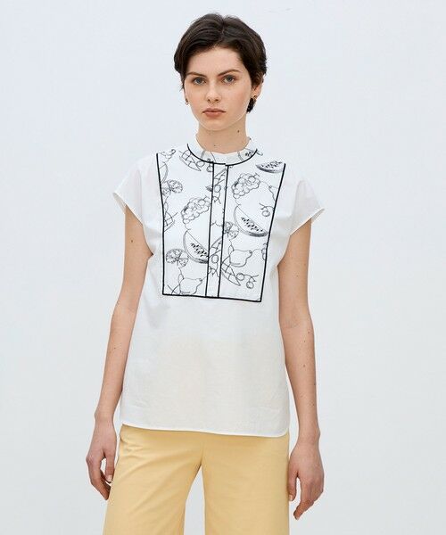 TOMORROWLAND / トゥモローランド シャツ・ブラウス | 【WEB先行予約】フルッタエンブロイダリー フレンチブザムブラウス | 詳細2