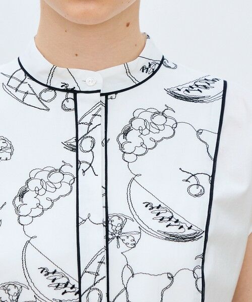 TOMORROWLAND / トゥモローランド シャツ・ブラウス | 【WEB先行予約】フルッタエンブロイダリー フレンチブザムブラウス | 詳細5