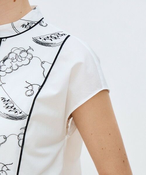 TOMORROWLAND / トゥモローランド シャツ・ブラウス | 【WEB先行予約】フルッタエンブロイダリー フレンチブザムブラウス | 詳細7