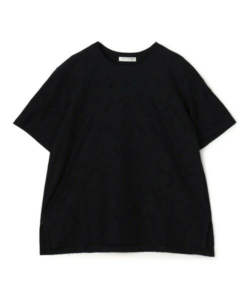 TOMORROWLAND / トゥモローランド Tシャツ | ジオメトリックカットジャージー クルーネックプルオーバー（19 ブラック）