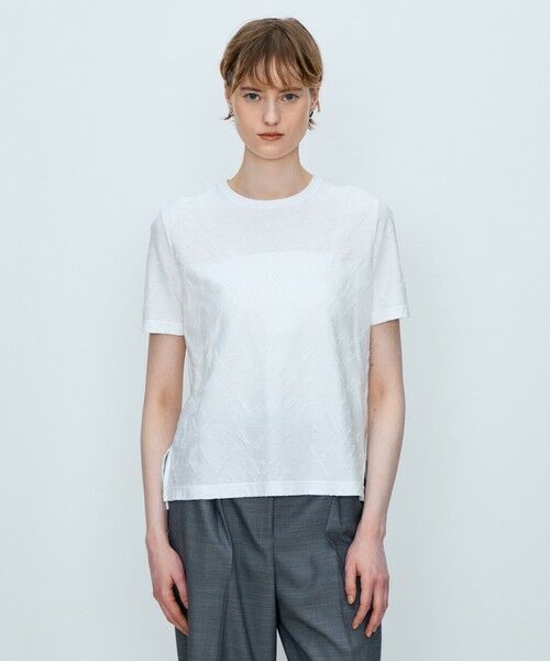 TOMORROWLAND / トゥモローランド Tシャツ | ジオメトリックカットジャージー クルーネックプルオーバー | 詳細2