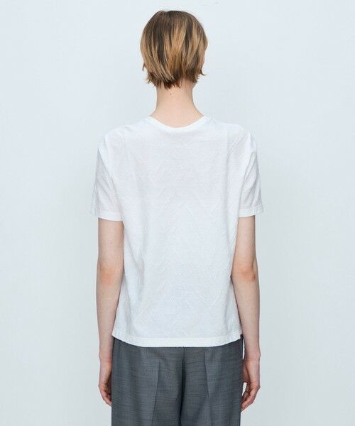 TOMORROWLAND / トゥモローランド Tシャツ | ジオメトリックカットジャージー クルーネックプルオーバー | 詳細4