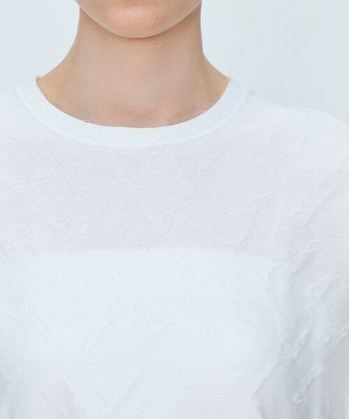 TOMORROWLAND / トゥモローランド Tシャツ | ジオメトリックカットジャージー クルーネックプルオーバー | 詳細5