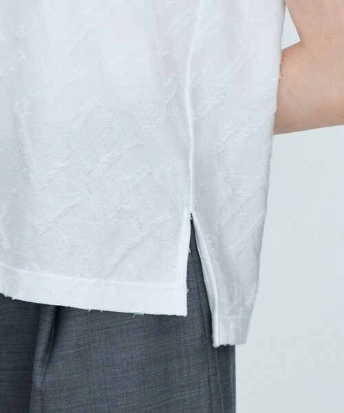 TOMORROWLAND / トゥモローランド Tシャツ | ジオメトリックカットジャージー クルーネックプルオーバー | 詳細8