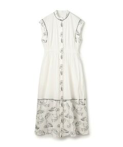 TOMORROWLAND / トゥモローランド ロング・マキシ丈ワンピース | 【WEB先行予約】フルッタエンブロイダリー タックストレートワンピース