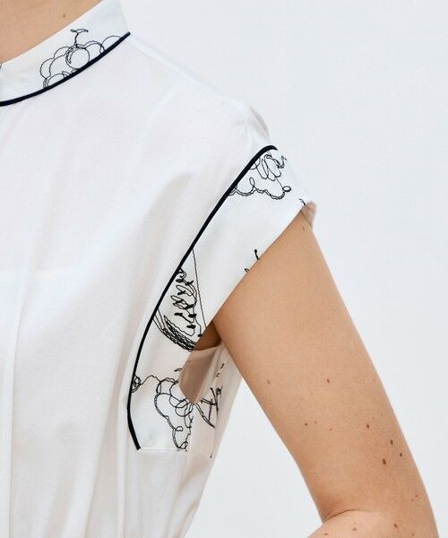 TOMORROWLAND / トゥモローランド ロング・マキシ丈ワンピース | 【WEB先行予約】フルッタエンブロイダリー タックストレートワンピース | 詳細6