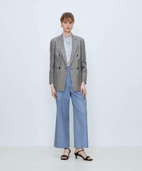 TOMORROWLAND / トゥモローランド テーラードジャケット | ブラウニーグレンチェック ダブルブレストジャケット | 詳細1