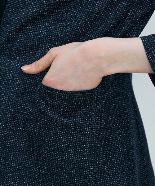 TOMORROWLAND / トゥモローランド ノーカラージャケット | メランジジャージー キザミカラージャケット | 詳細10