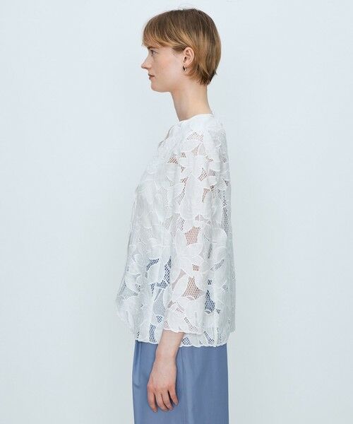 TOMORROWLAND / トゥモローランド ノーカラージャケット | フィグリーフエンブロイダリー カラーレスジャケット | 詳細3