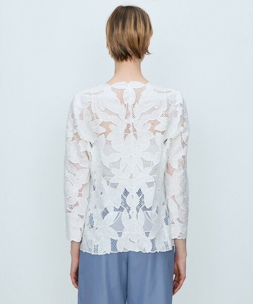 TOMORROWLAND / トゥモローランド ノーカラージャケット | フィグリーフエンブロイダリー カラーレスジャケット | 詳細4