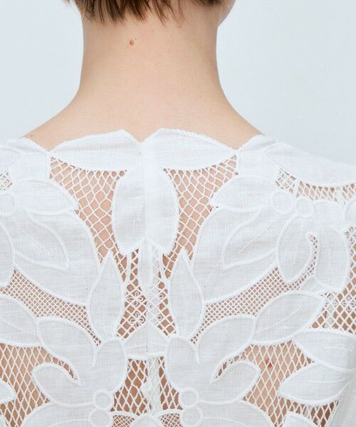 TOMORROWLAND / トゥモローランド ノーカラージャケット | フィグリーフエンブロイダリー カラーレスジャケット | 詳細7