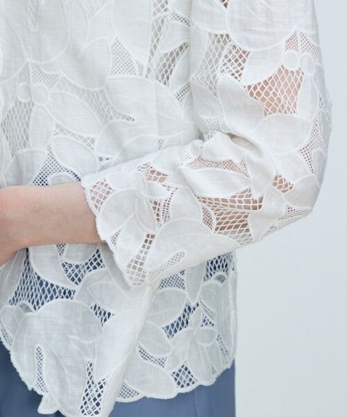 TOMORROWLAND / トゥモローランド ノーカラージャケット | フィグリーフエンブロイダリー カラーレスジャケット | 詳細8