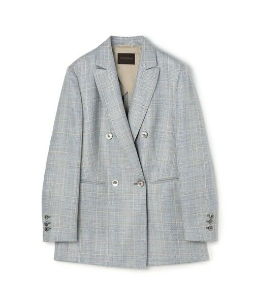 TOMORROWLAND / トゥモローランド テーラードジャケット | SUMMERTIME ダブルブレストジャケット（62 ブルーグレー）