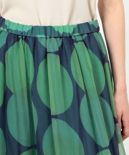 TOMORROWLAND / トゥモローランド ロング・マキシ丈スカート | エクリプスプリント スィングスカート | 詳細5
