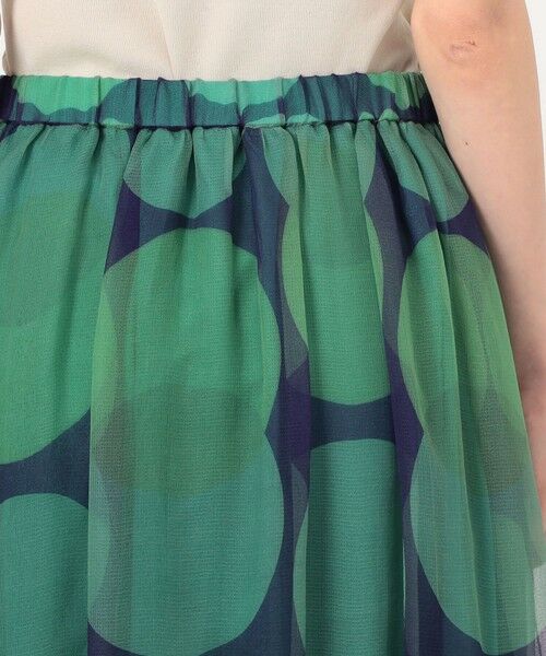 TOMORROWLAND / トゥモローランド ロング・マキシ丈スカート | エクリプスプリント スィングスカート | 詳細6